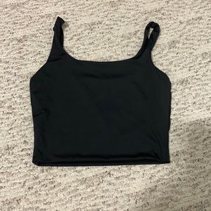 Black crop top